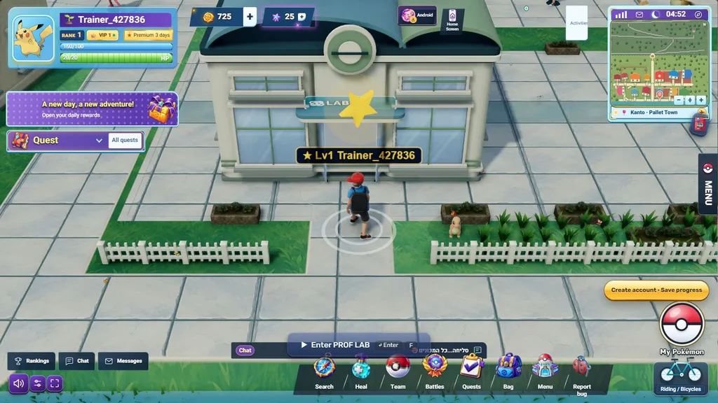 Pokémon World — YOUR ADVENTURE STARTS HERE