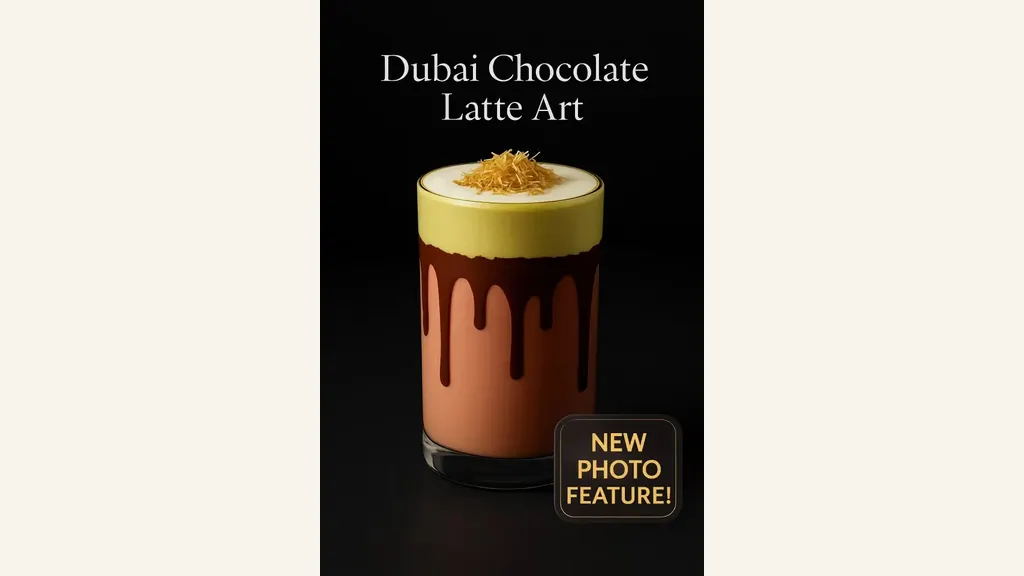 Dubai Chocolate Latte Art by sousoulover