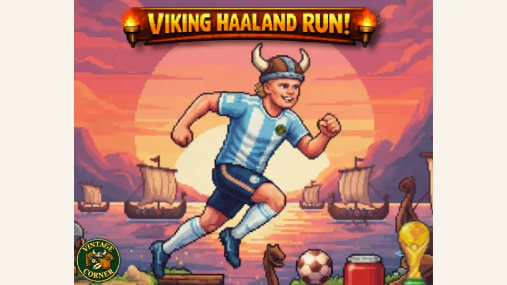Viking Haaland Run - Global Leaderboard Arcade Game