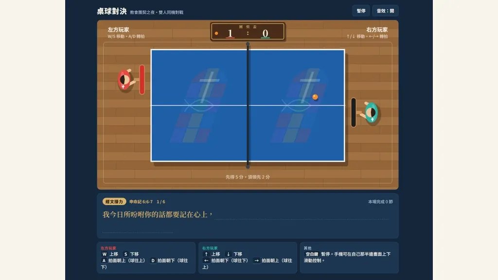 桌球對決