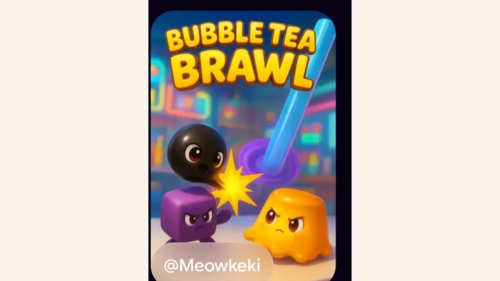 Play Bubble Tea Brawl by @Meowkeki