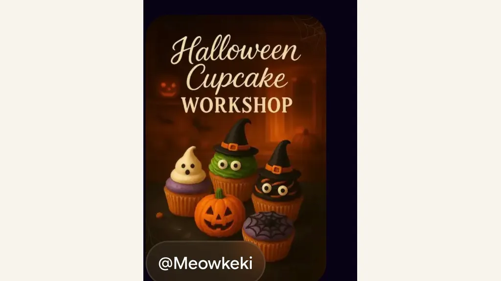 Play Halloween Cupcake Workshop by @Meowkeki