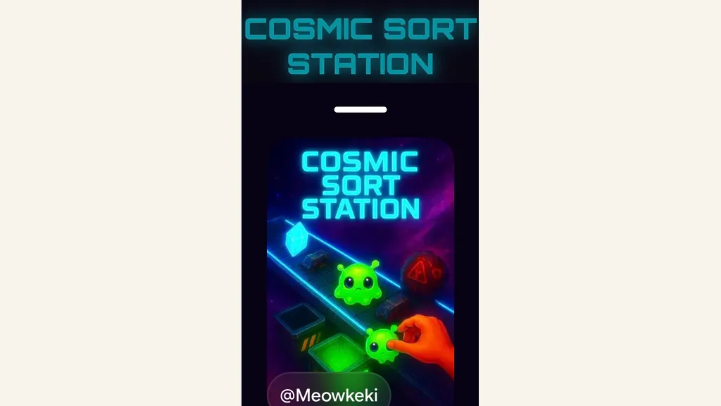 Play Cosmic Sort Station by @Meowkeki