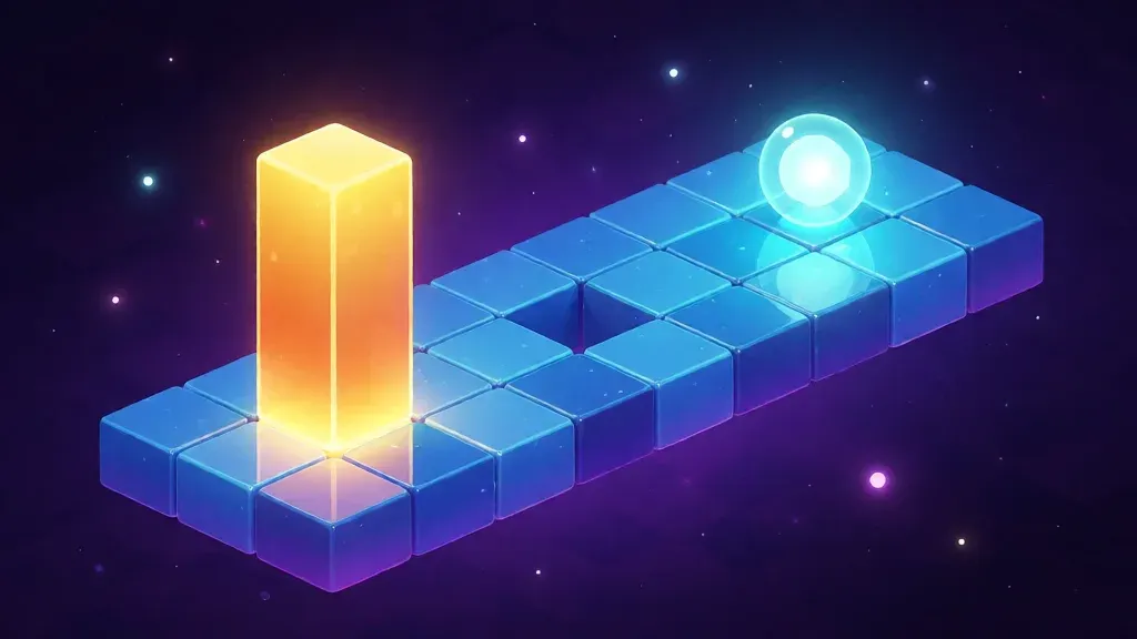 1024 Moves 方块翻滚｜3D 益智解谜